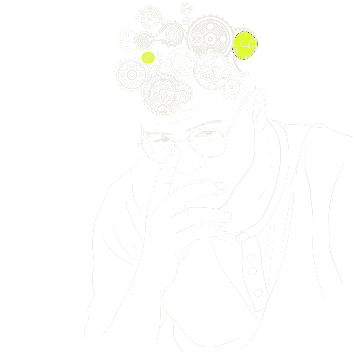 Five hands connected by  strings, a symbolic representation of the systems thinking required for strategic decision making