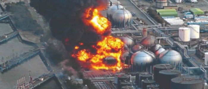 Explosion at the Fukushima nuclear power plant